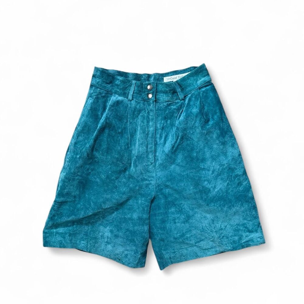 David Hollis  Women's Blue and Green Shorts